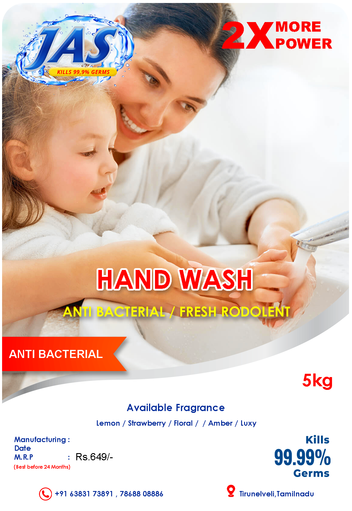 Hand sanitiser sticker copy